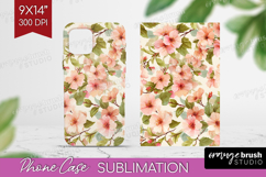 Pastel Flowers Phone Case PNG - Summer Case PNG Sublimation Product Image 1