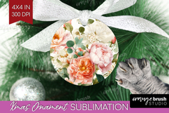 Pastel Flowers Ornament PNG - Summer PNG Sublimation Product Image 1
