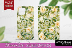 Pastel Flowers Phone Case PNG - Summer Case PNG Sublimation Product Image 1
