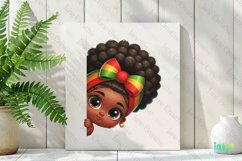 Peeking African American Little Girl Product Image 2