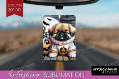 Pekingese Dog Air Freshener PNG Halloween PNG Sublimation Product Image 1