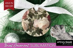 Peony Flowers Ornament PNG - Floral PNG Sublimation Product Image 1