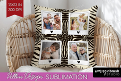 Animal Print Photo Pillow PNG - Wild Animal Picture Frame Product Image 1