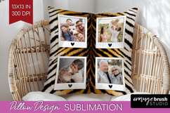 Animal Print Photo Pillow PNG - Wild Animal Picture Frame Product Image 1