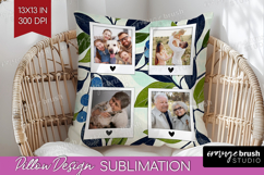 Eucalyptus Photo Pillow PNG - Botanical Picture Frame Pillow Product Image 1
