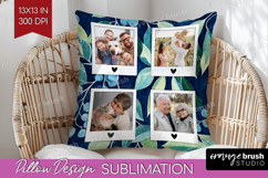 Eucalyptus Photo Pillow PNG - Botanical Picture Frame Pillow Product Image 1