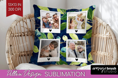 Eucalyptus Photo Pillow PNG - Botanical Picture Frame Pillow Product Image 1