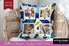 Eucalyptus Photo Pillow PNG - Botanical Picture Frame Pillow Product Image 1
