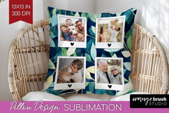 Eucalyptus Photo Pillow PNG - Botanical Picture Frame Pillow Product Image 1