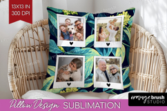 Eucalyptus Photo Pillow PNG - Botanical Picture Frame Pillow Product Image 1