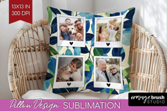 Eucalyptus Photo Pillow PNG - Botanical Picture Frame Pillow Product Image 1