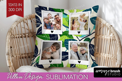 Eucalyptus Photo Pillow PNG - Botanical Picture Frame Pillow Product Image 1