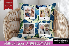 Eucalyptus Photo Pillow PNG - Botanical Picture Frame Pillow Product Image 1