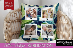 Eucalyptus Photo Pillow PNG - Botanical Picture Frame Pillow Product Image 1