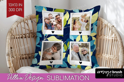 Eucalyptus Photo Pillow PNG - Botanical Picture Frame Pillow Product Image 1