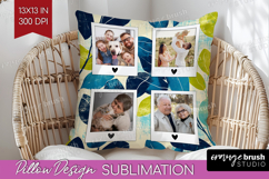 Eucalyptus Photo Pillow PNG - Botanical Picture Frame Pillow Product Image 1