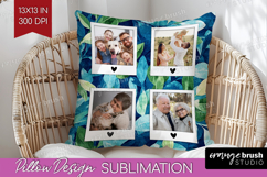Eucalyptus Photo Pillow PNG - Botanical Picture Frame Pillow Product Image 1