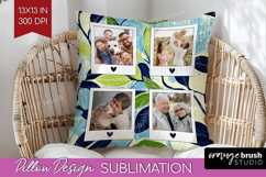 Eucalyptus Photo Pillow PNG - Botanical Picture Frame Pillow Product Image 1