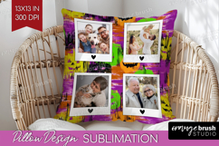 Halloween Photo Pillow PNG - Brush Stroke Picture Frame Product Image 1