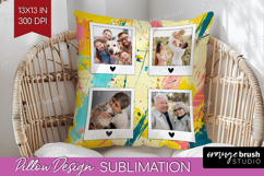 Brush Stroke Photo Pillow PNG - Abstract Texture Picture Product Image 1