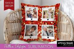 Glitter Photo Pillow PNG - Sparkle Picture Frame Pillow Product Image 1