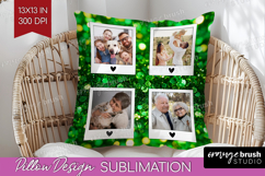 Glitter Photo Pillow PNG - Sparkle Picture Frame Pillow Product Image 1