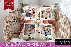 Poinsettia Christmas Photo Pillow PNG - Christmas Poinsettia Product Image 1