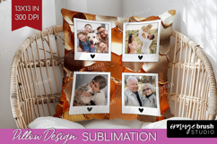 Rose Gold Photo Pillow PNG - Abstract Picture Frame Pillow Product Image 1