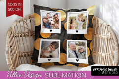Rose Gold Photo Pillow PNG - Abstract Picture Frame Pillow Product Image 1