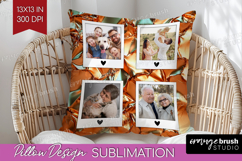 Rose Gold Photo Pillow PNG - Abstract Picture Frame Pillow Product Image 1