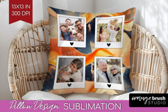 Rose Gold Photo Pillow PNG - Abstract Picture Frame Pillow Product Image 1