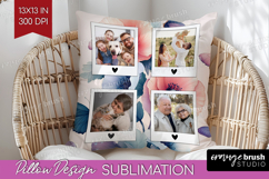 Floral Photo Pillow PNG - Sping Flowers Picture Frame Pillow Product Image 1