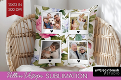 Spring Photo Pillow PNG - Flowers Picture Frame Pillow Cover Product Image 1