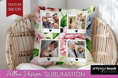 Spring Photo Pillow PNG - Flowers Picture Frame Pillow Cover Product Image 1