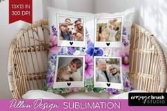 Wildflowers Photo Pillow PNG - Floral Picture Frame Pillow Product Image 1