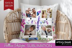 Wildflowers Photo Pillow PNG - Floral Picture Frame Pillow Product Image 1