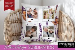 Wildflowers Photo Pillow PNG - Floral Picture Frame Pillow Product Image 1