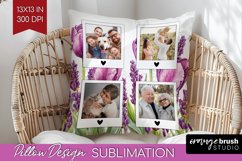 Wildflowers Photo Pillow PNG - Floral Picture Frame Pillow Product Image 1