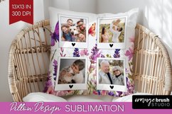 Wildflowers Photo Pillow PNG - Floral Picture Frame Pillow Product Image 1