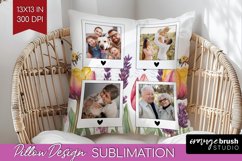 Wildflowers Photo Pillow PNG - Floral Picture Frame Pillow Product Image 1