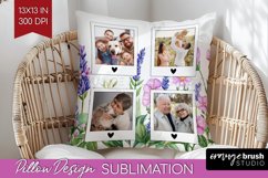 Wildflowers Photo Pillow PNG - Floral Picture Frame Pillow Product Image 1