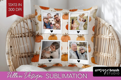 Pumpkun Photo Pillow PNG - Fall Picture Frame Pillow Cover Product Image 1