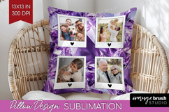 Gem Texture Photo Pillow PNG - Gemstone Picture Frame Pillow Product Image 1
