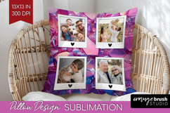 Gem Texture Photo Pillow PNG - Gemstone Picture Frame Pillow Product Image 1