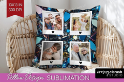 Gem Texture Photo Pillow PNG - Gemstone Picture Frame Pillow Product Image 1