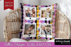 Halloween Photo Pillow PNG - Spooky Picture Frame Pillow Product Image 1