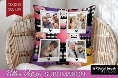 Halloween Photo Pillow PNG - Spooky Picture Frame Pillow Product Image 1