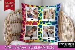 Leopard Print Photo Pillow PNG - Animal Pattern Picture Product Image 1