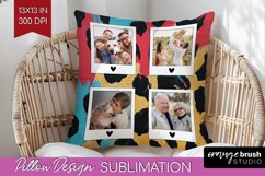 Leopard Print Photo Pillow PNG - Animal Pattern Picture Product Image 1