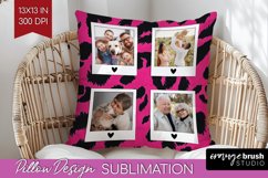 Leopard Print Photo Pillow PNG - Animal Pattern Picture Product Image 1